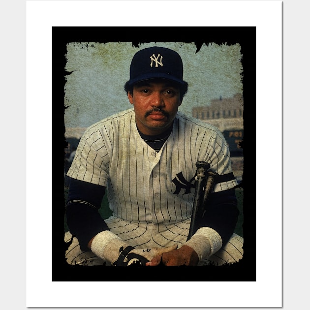 Reggie Jackson - Left Baltimore Orioles, Signed With New York Yankees Wall Art by Krizleberation